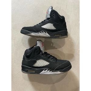 Size 10.5 Jordan 5 Retro Black Metallic (2016) Style 845035-003